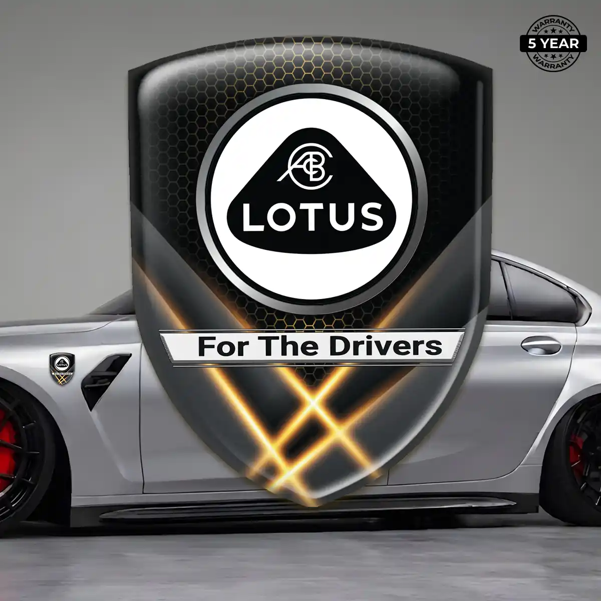 Lotus Car Emblem Sticker Resin Elite