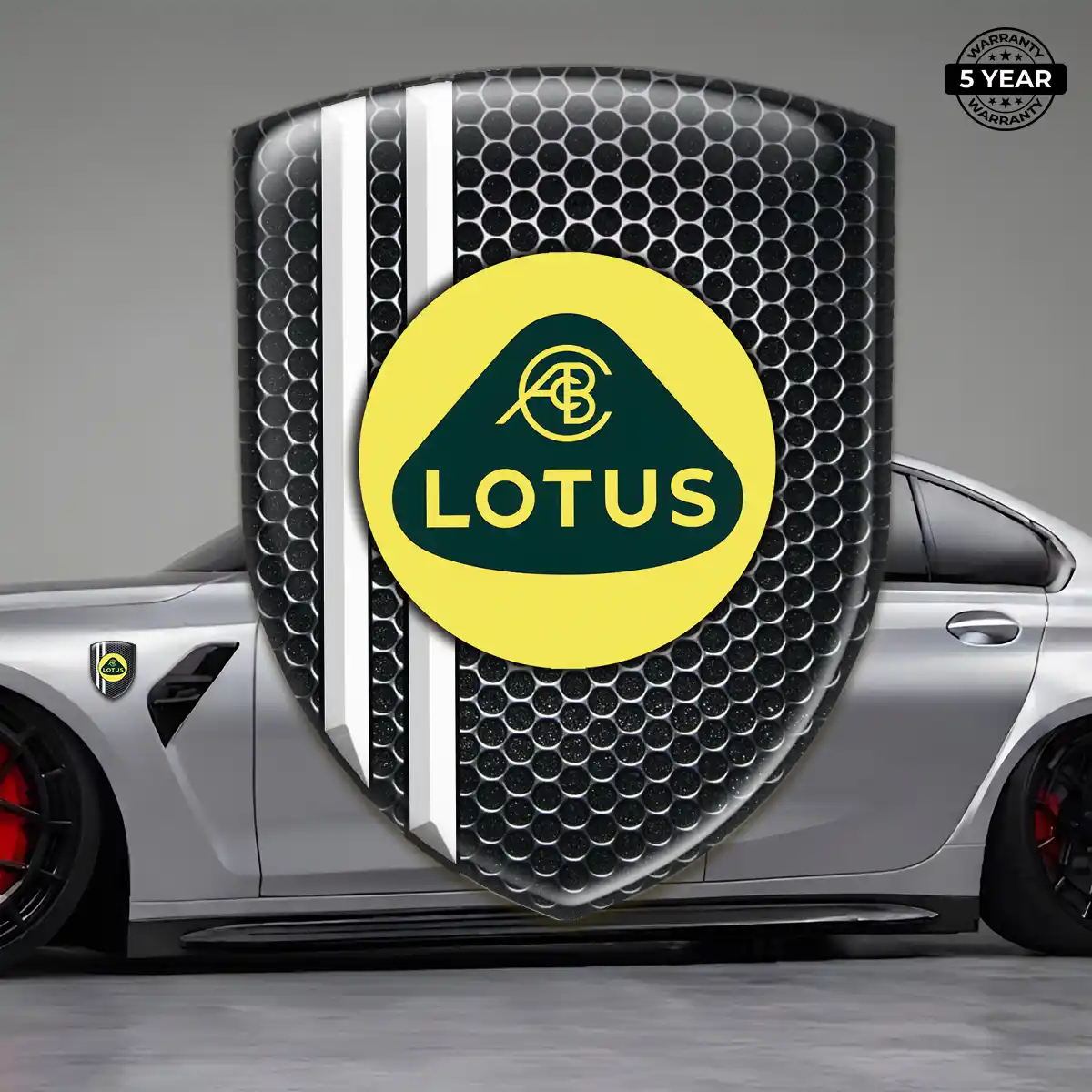 Lotus Car Emblem Sticker Resin Luxe