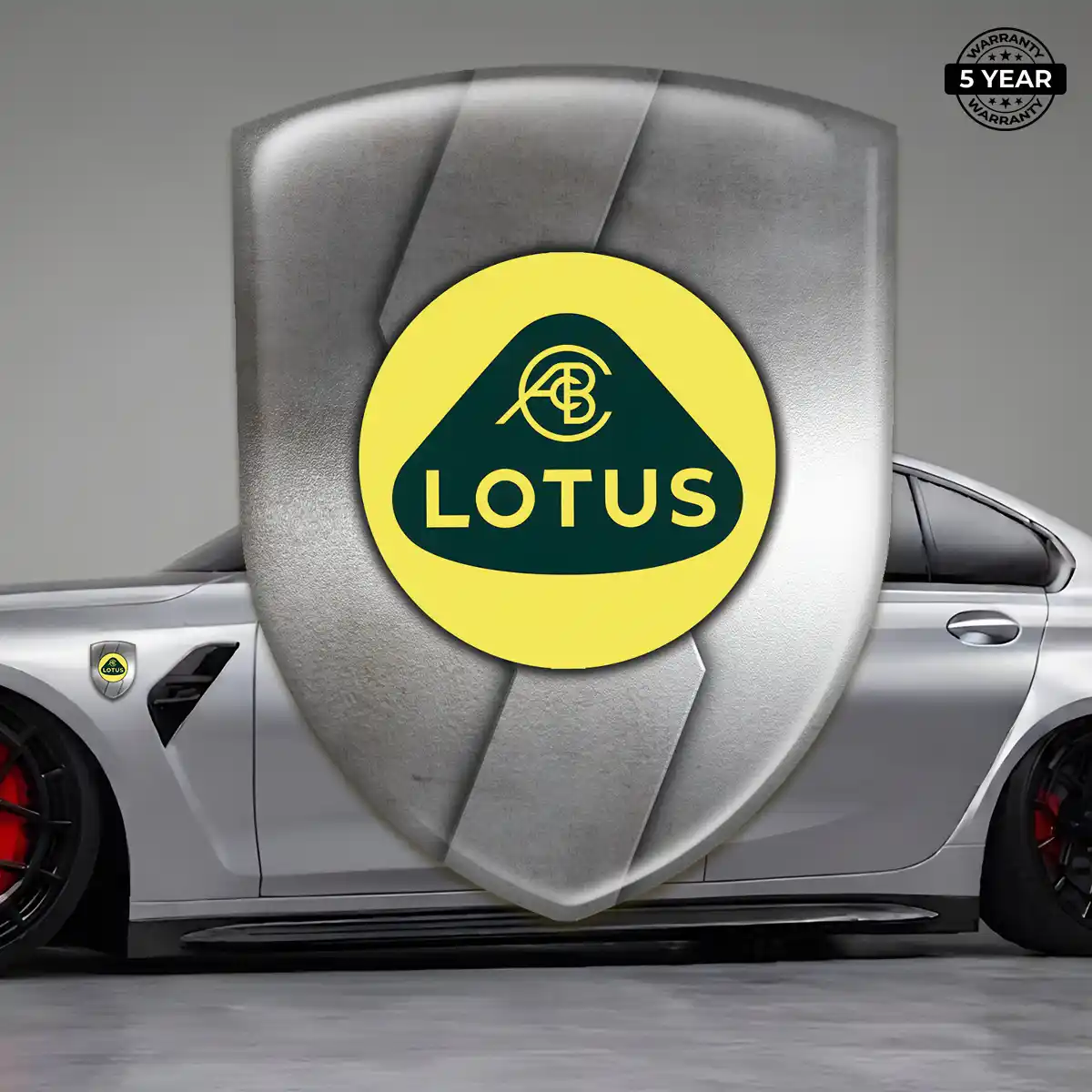 Lotus Car Emblem Sticker Signature Grade