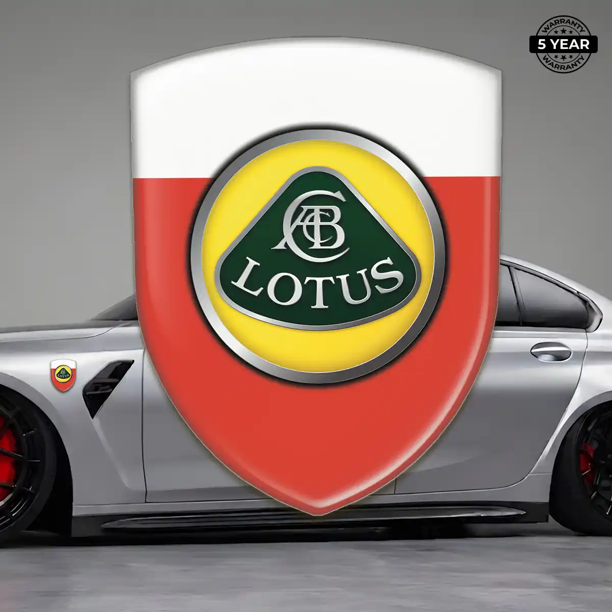 Lotus Car Logo Decal Elite Finish