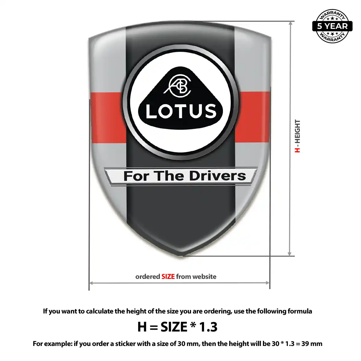 Lotus Car Logo Decal Interior Elegance
