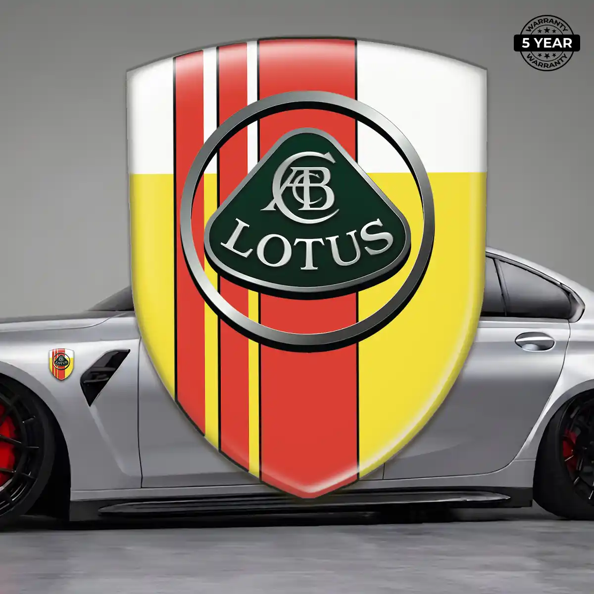Lotus Car Logo Decal Interior Luxe