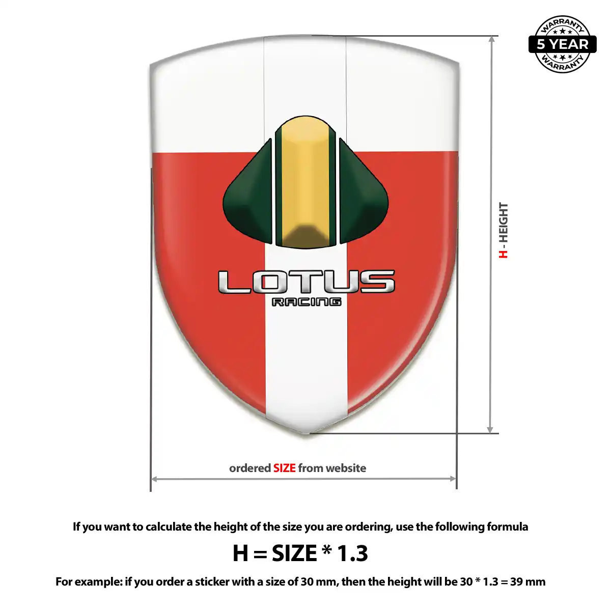 Lotus Car Logo Decal Opulent Line