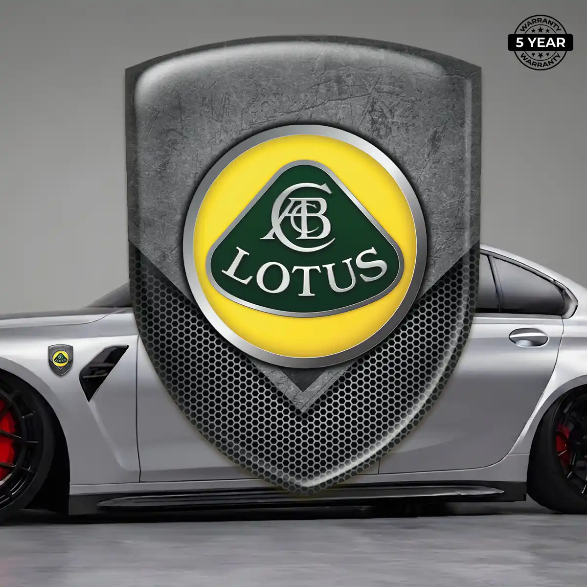 Lotus Car Logo Decal Premium Dome