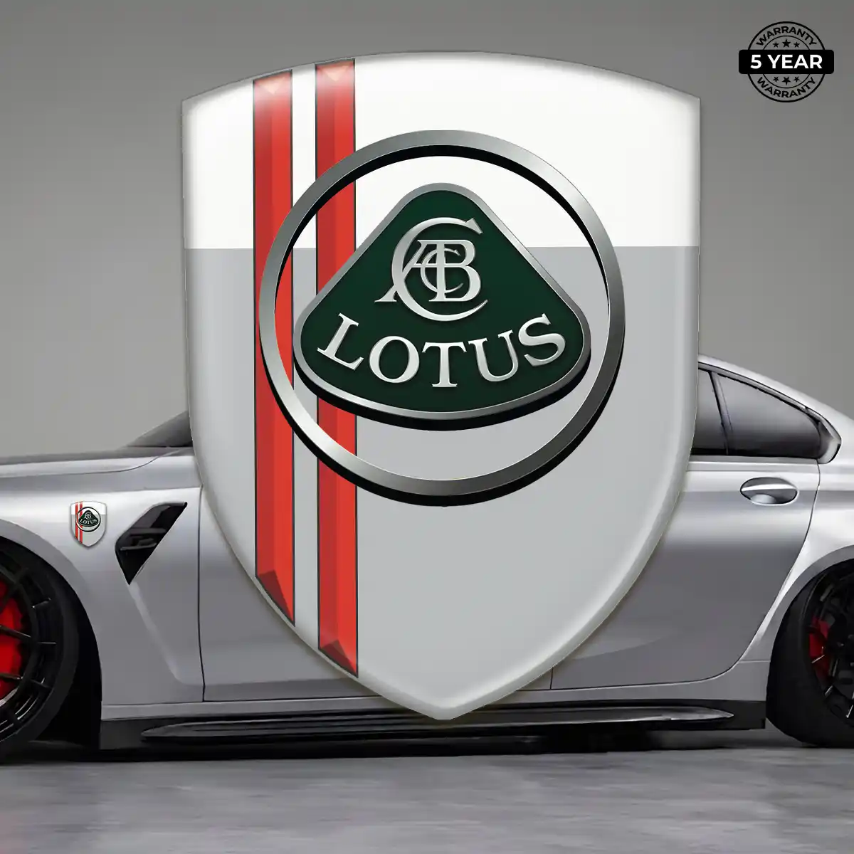 Lotus Car Logo Decal Refined Design