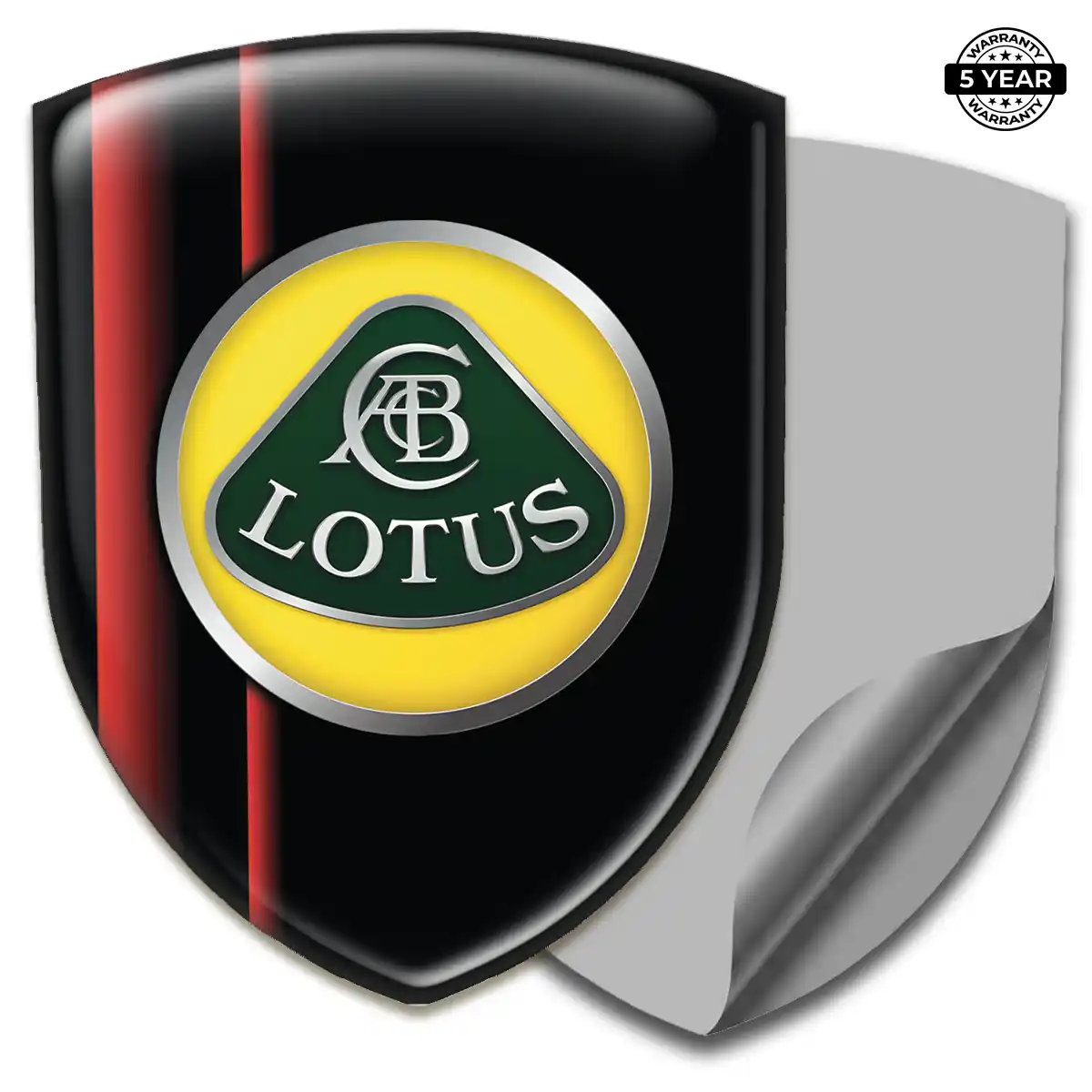 Lotus Car Logo Decal Resin Elite