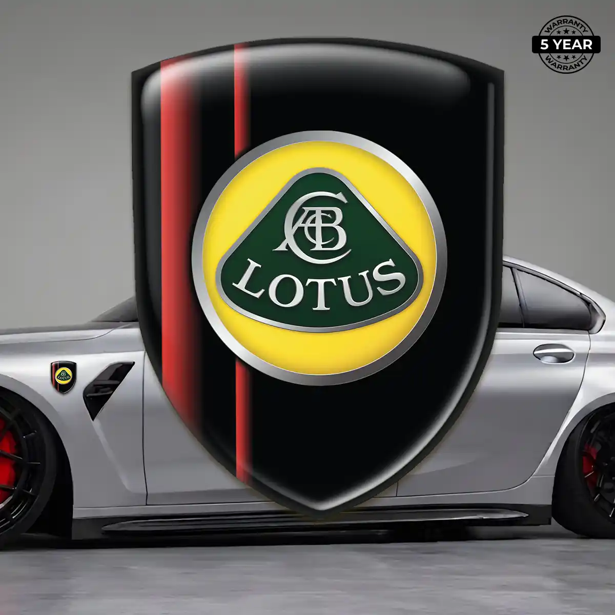 Lotus Car Logo Decal Resin Elite