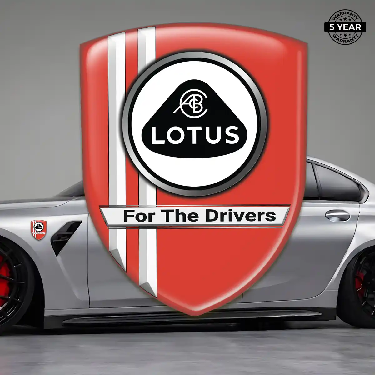 Lotus Crest Emblem Cabin Style