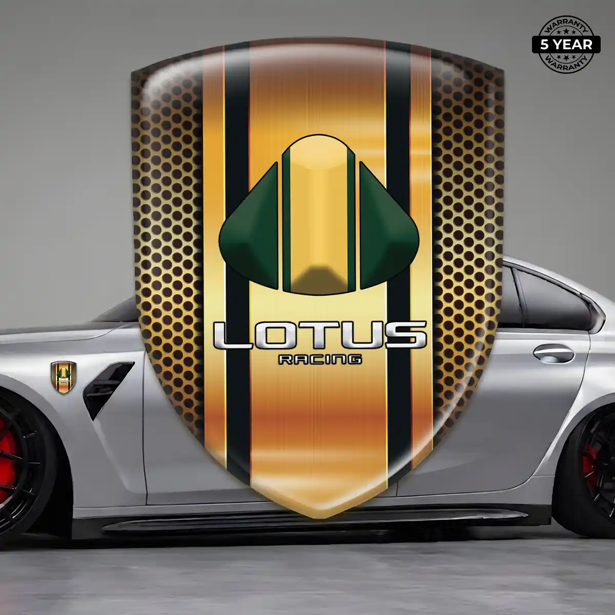 Lotus Crest Emblem Exterior Luxe