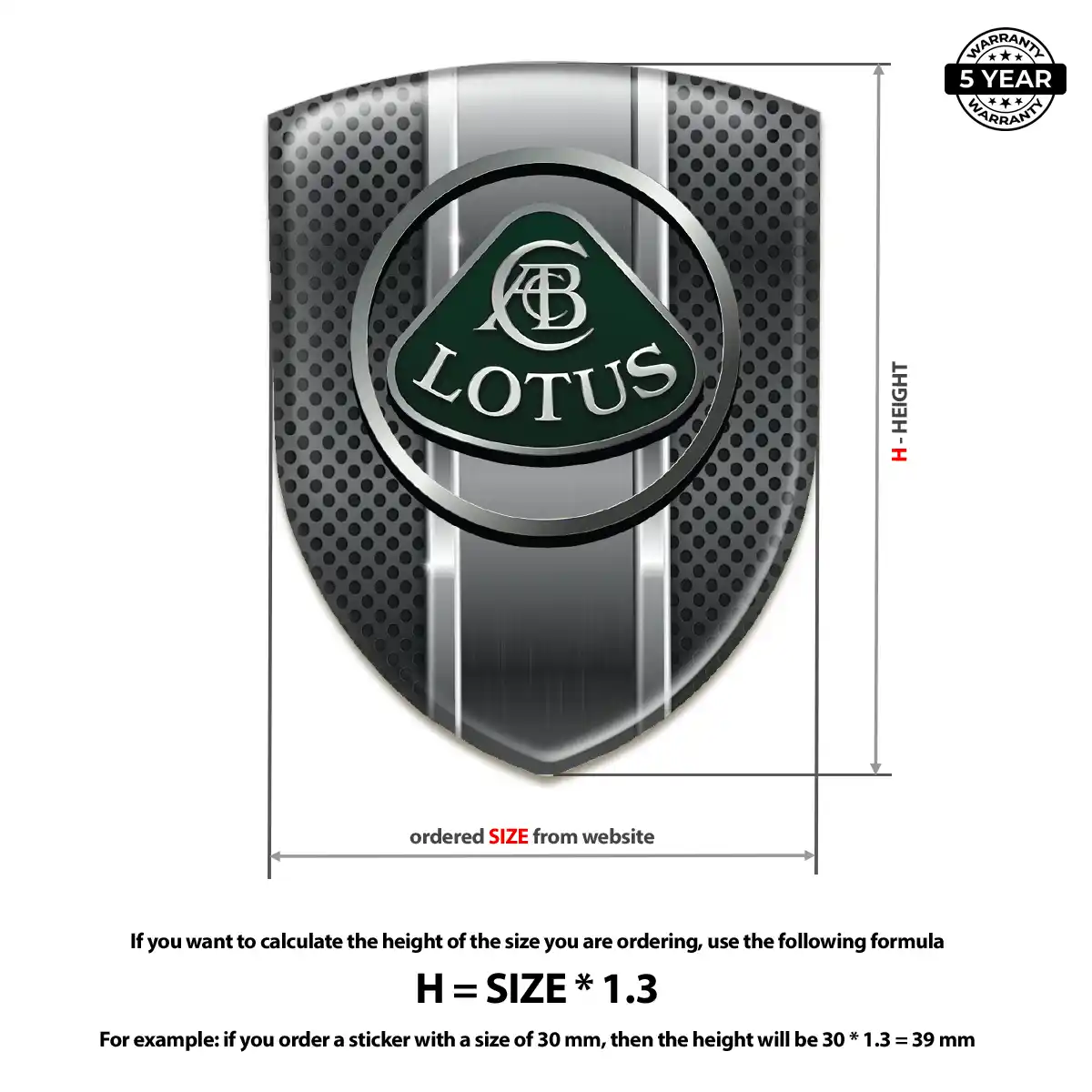 Lotus Crest Emblem Interior Luxe