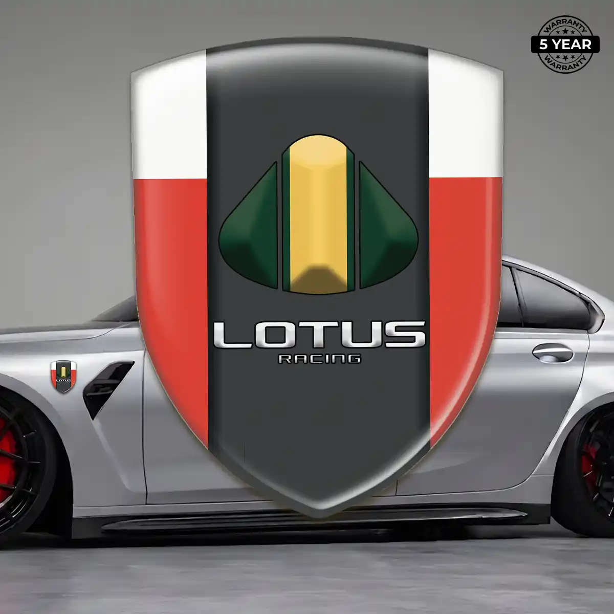 Lotus Crest Emblem Premium Dome