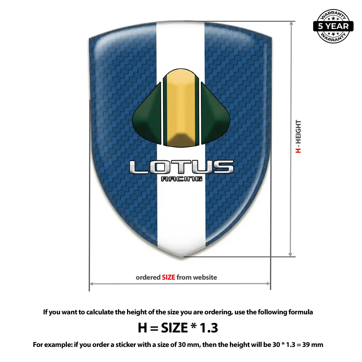 Lotus Crest Emblem Prime Quality