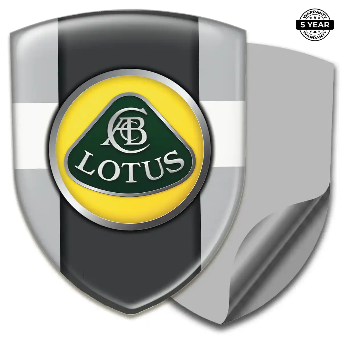 Lotus Crest Emblem Resin Luxe
