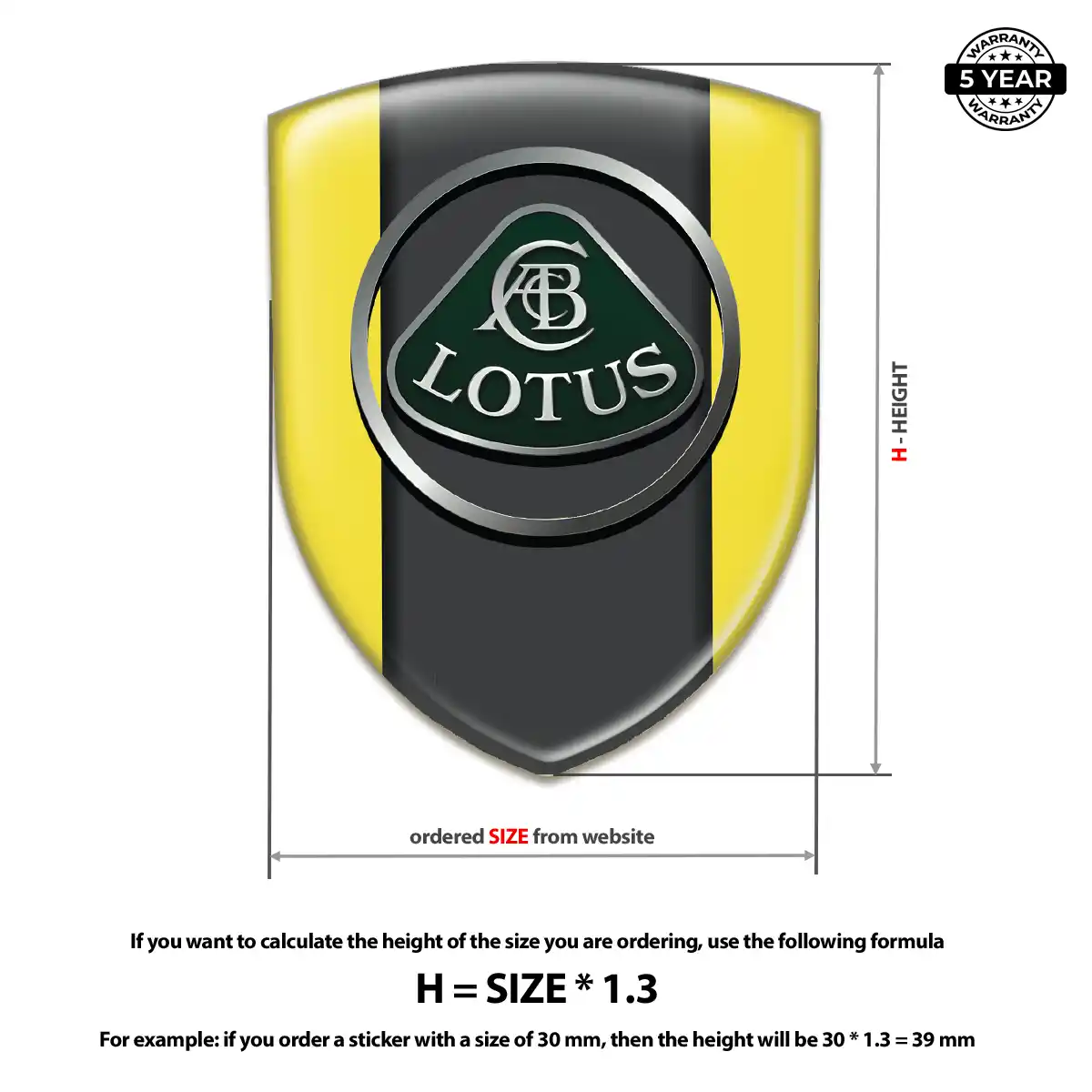 Lotus Crest Emblem Signature Grade