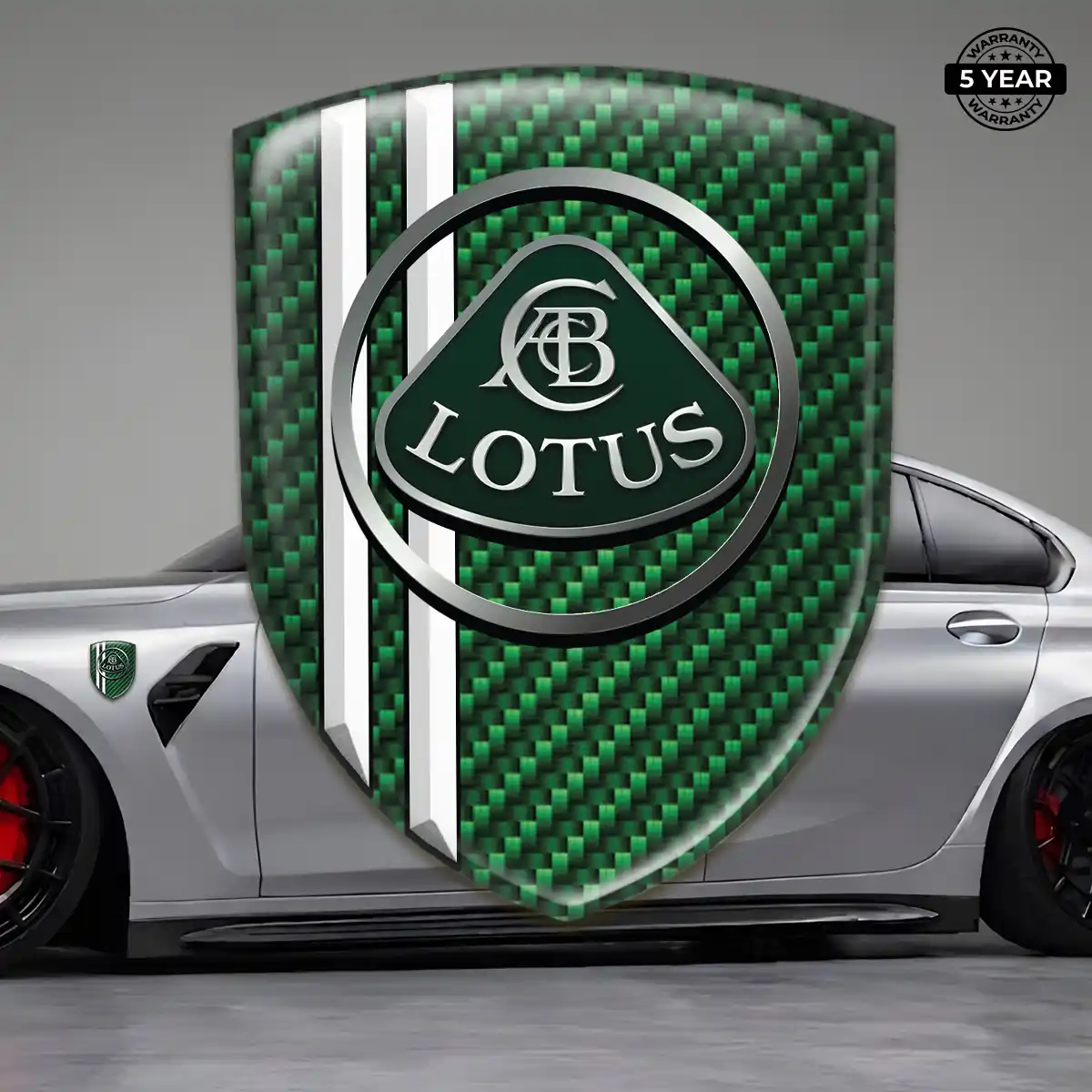 Lotus Crest Emblem Sleek Style