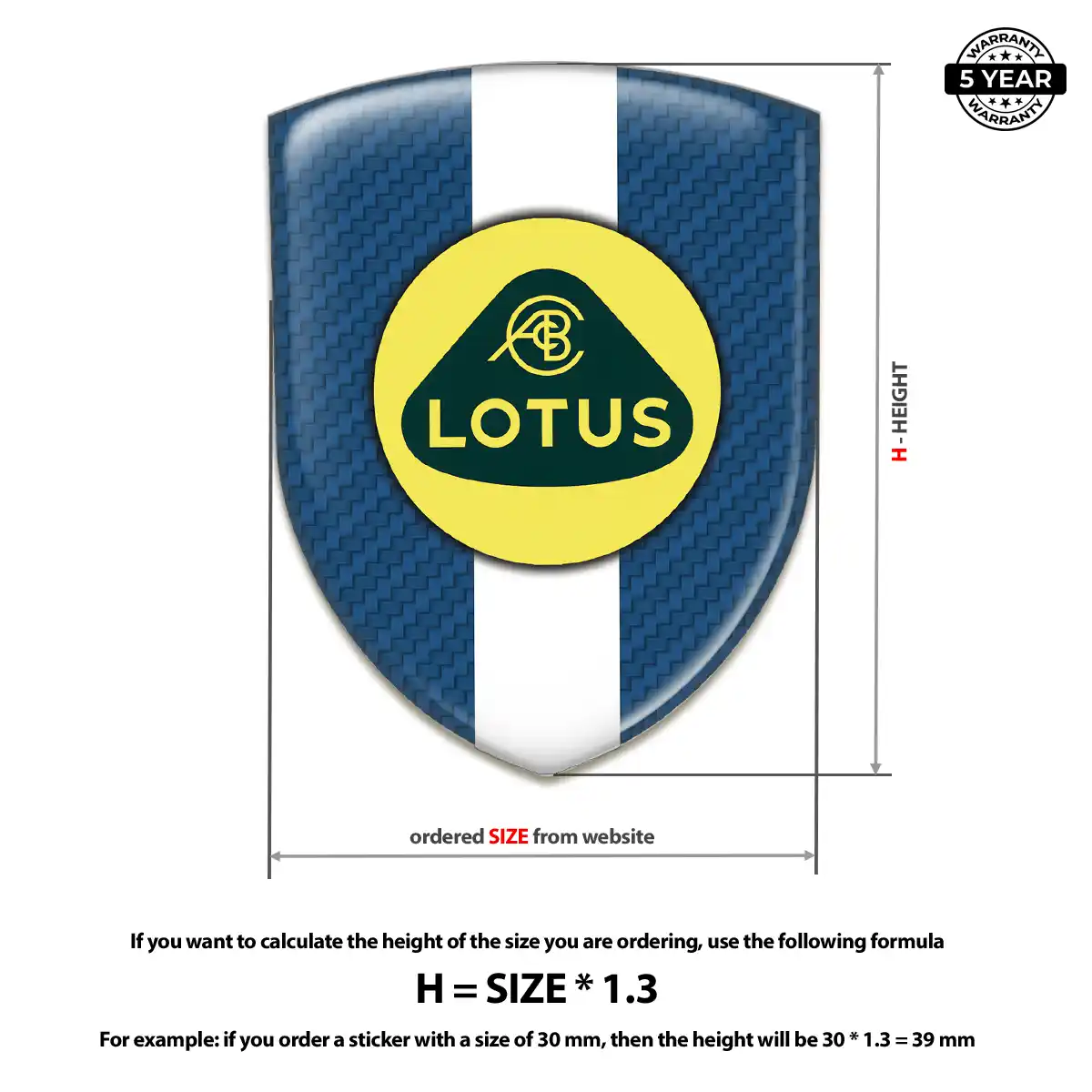 Lotus Crest Logo Emblem Exterior Luxe