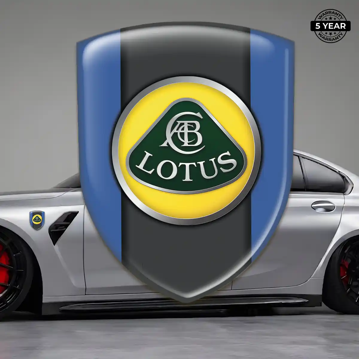 Lotus Crest Logo Emblem Opulent Line