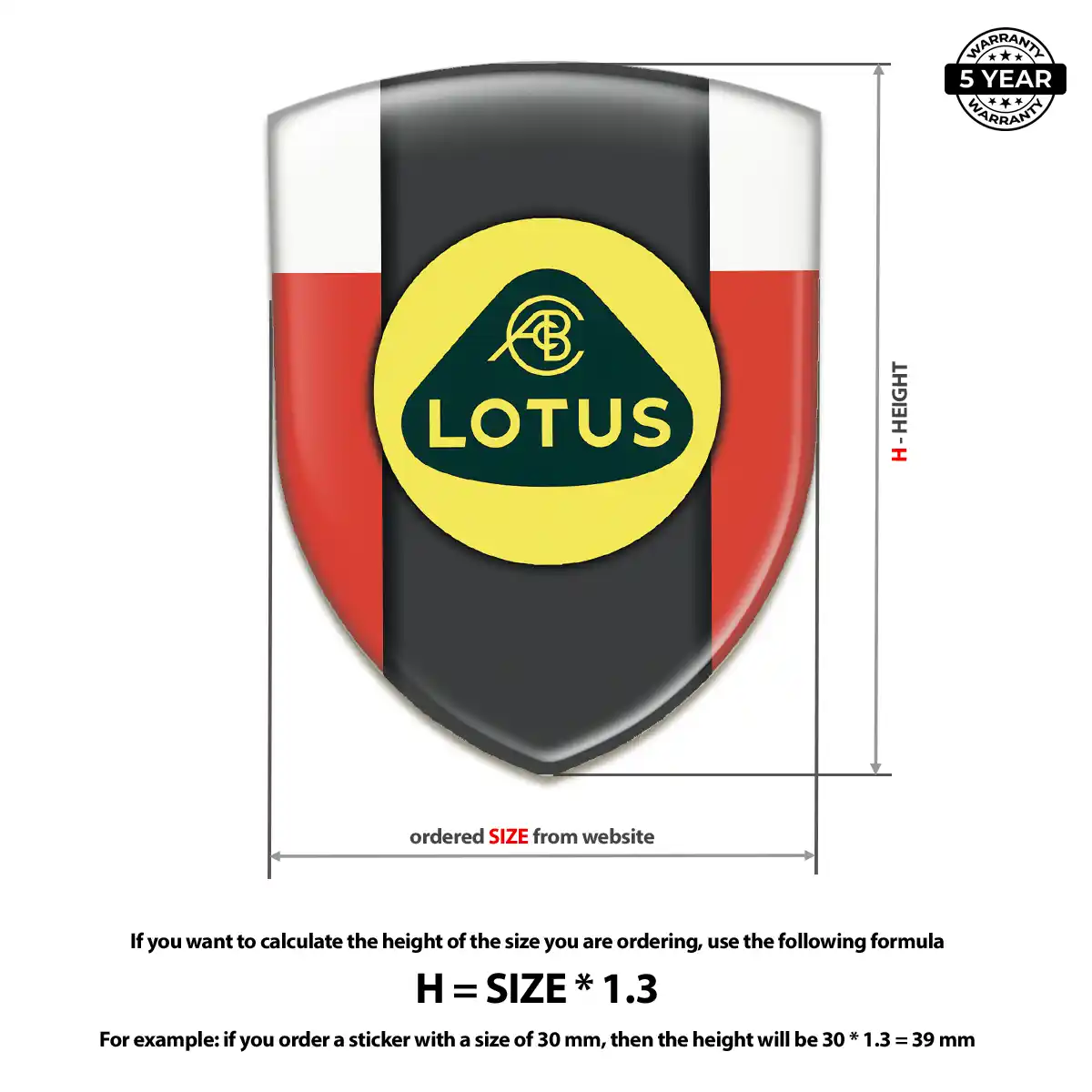Lotus Crest Logo Emblem Premium Dome
