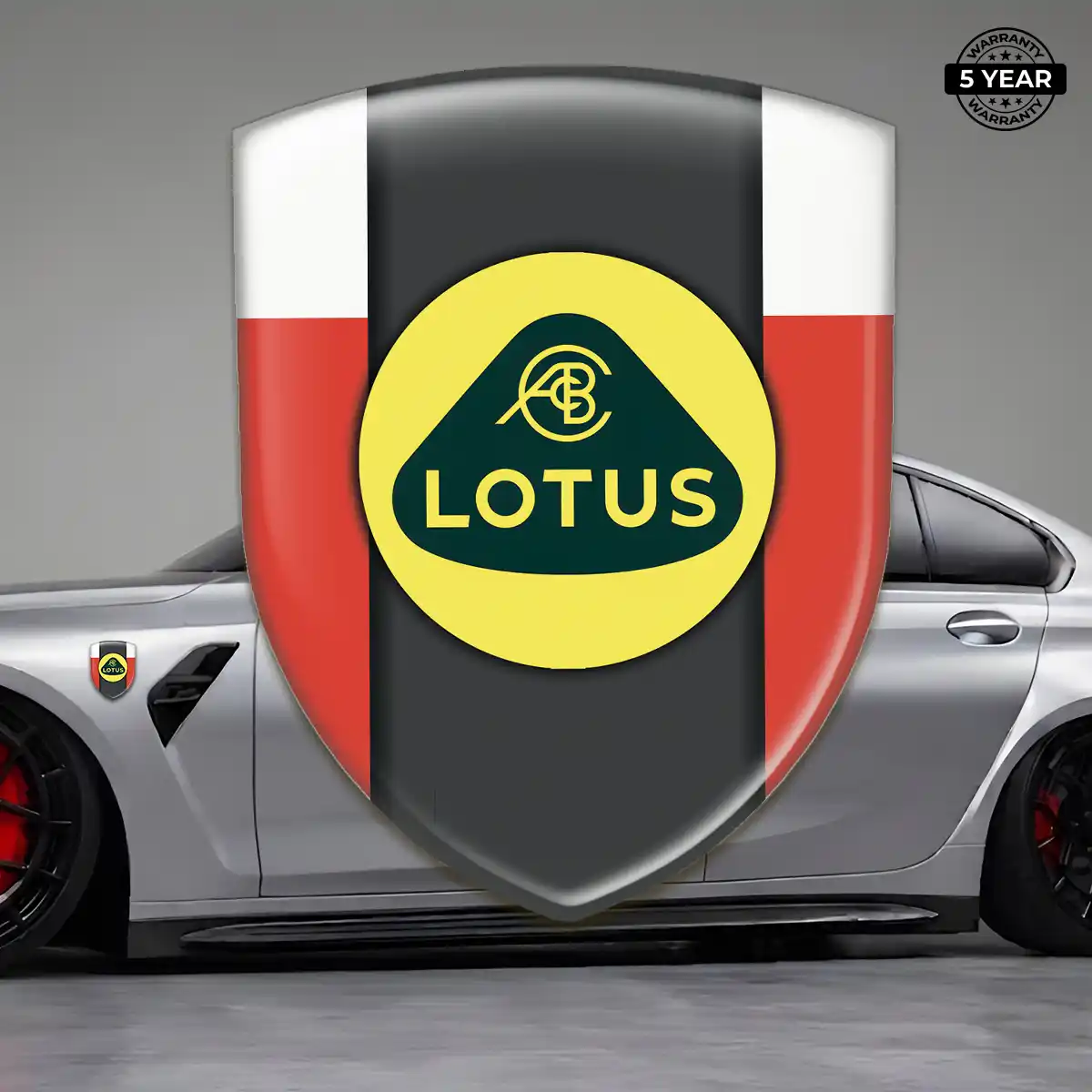 Lotus Crest Logo Emblem Premium Dome