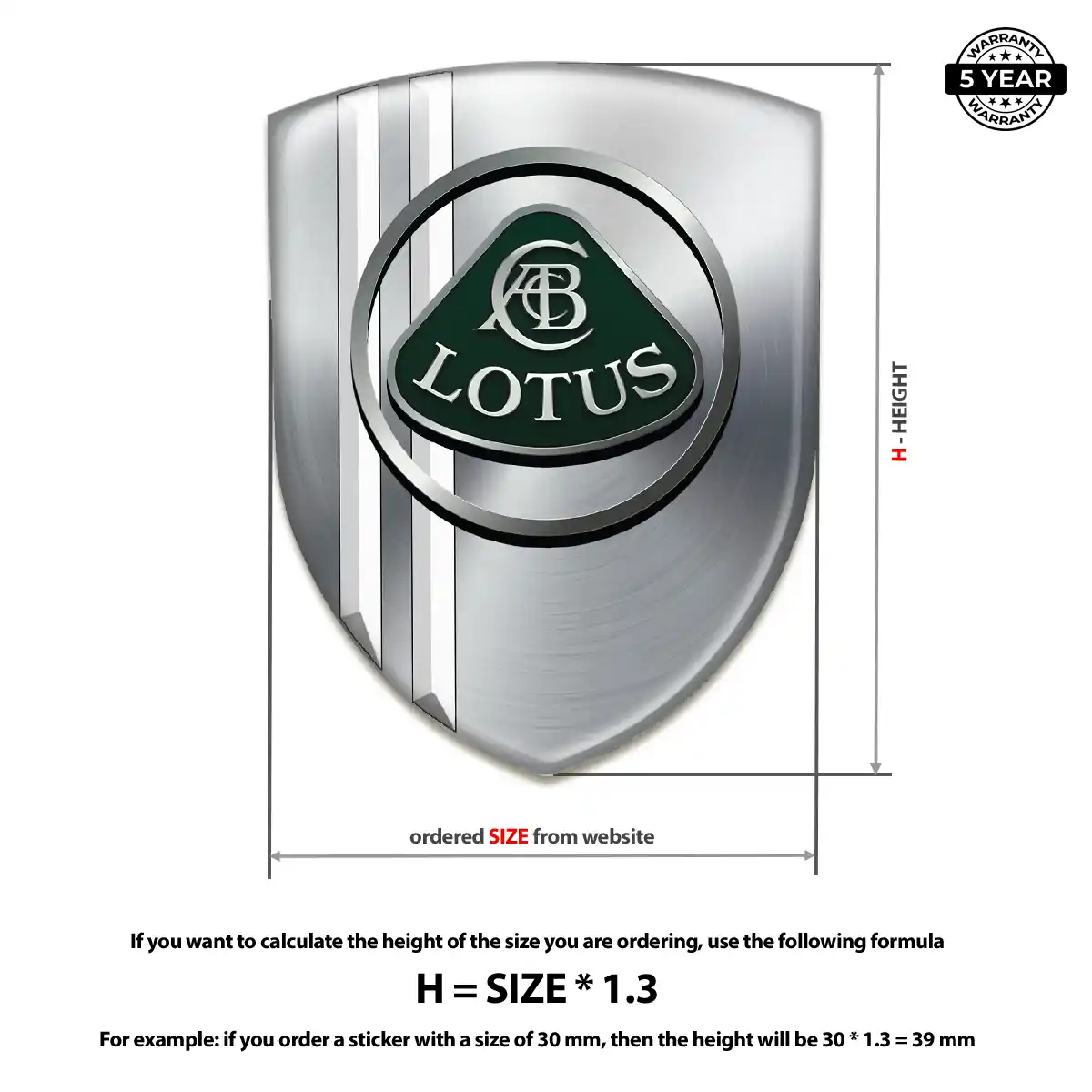 Lotus Crest Logo Emblem Resin Elite