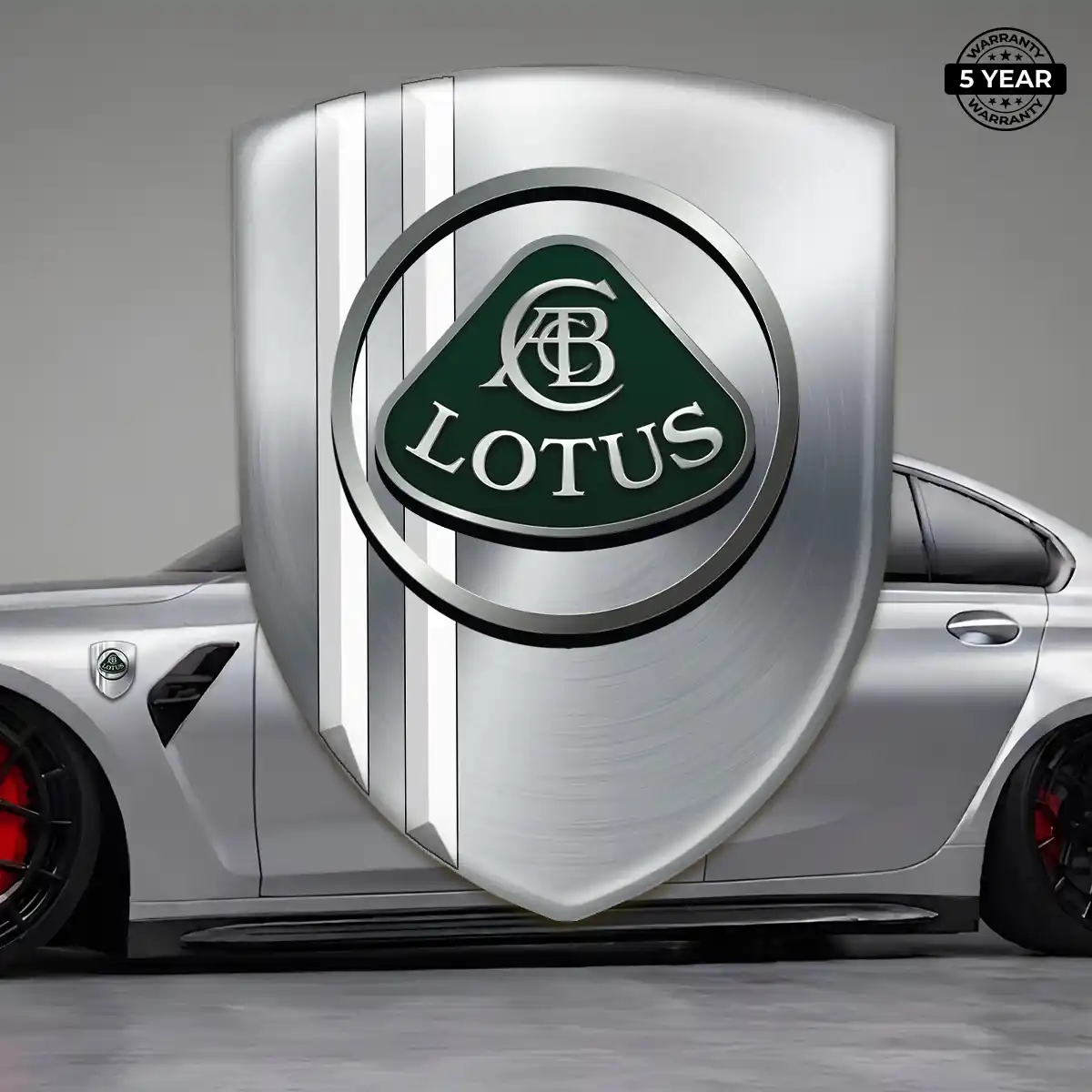 Lotus Crest Logo Emblem Resin Elite