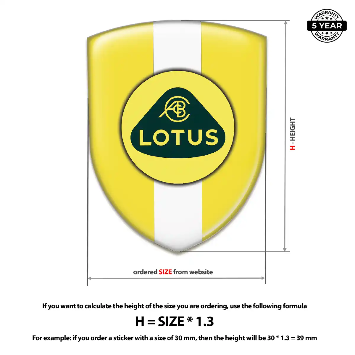 Lotus Domed Badge Exclusive Series