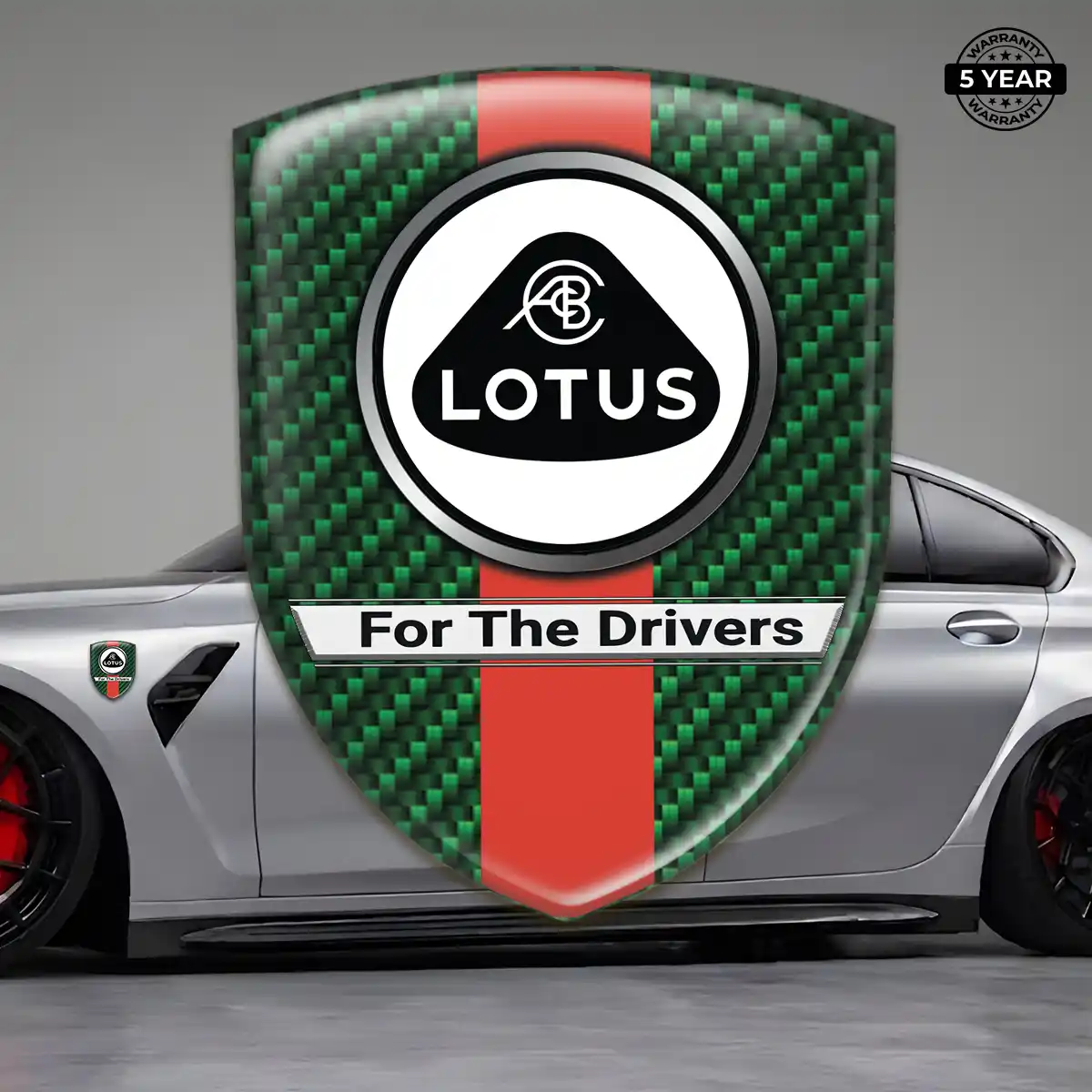 Lotus Domed Badge Exterior Luxe