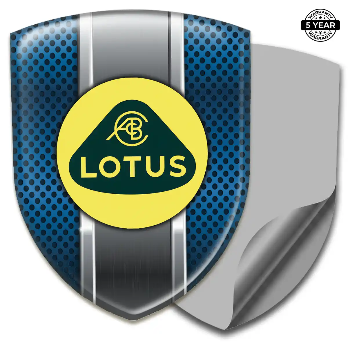 Lotus Domed Badge Interior Elegance