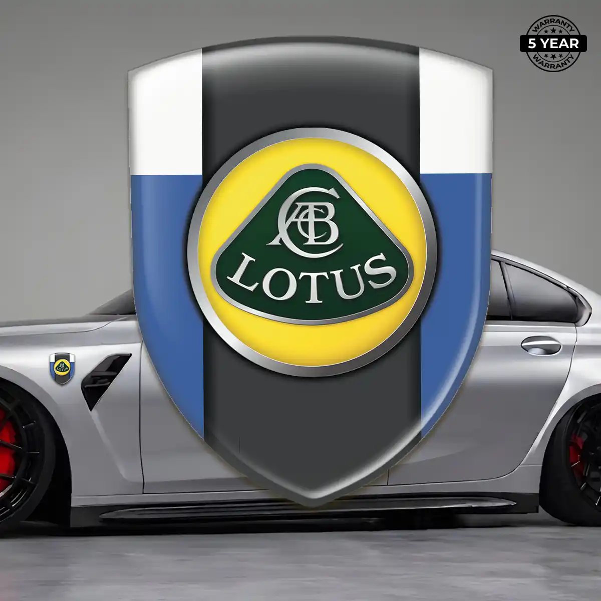 Lotus Domed Badge Interior Luxe
