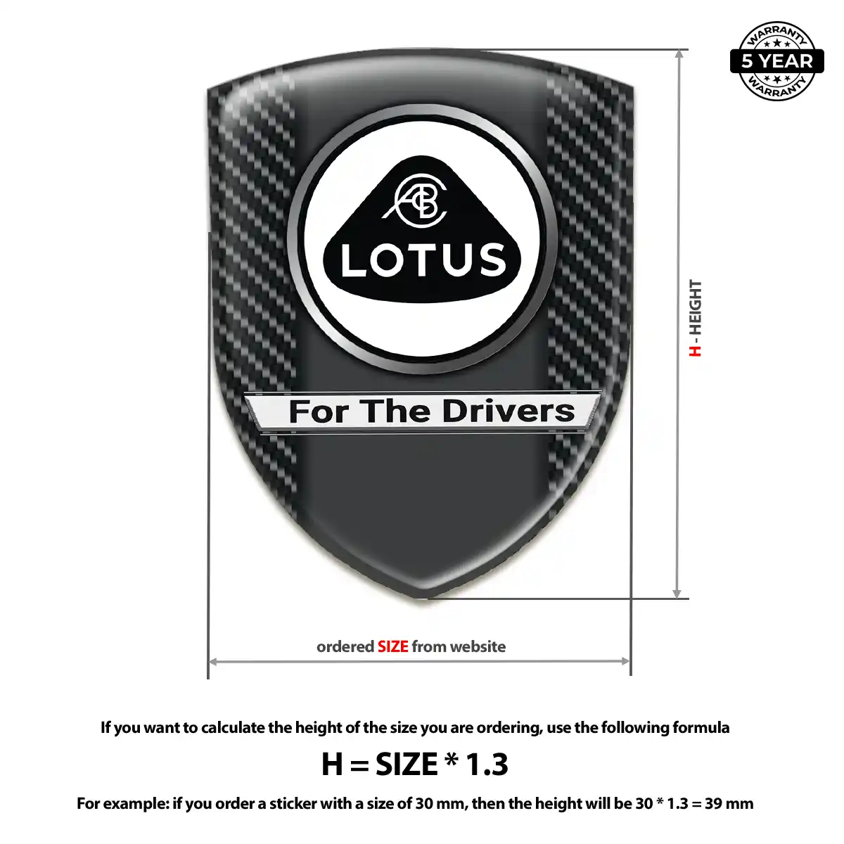 Lotus Domed Badge Noble Edition