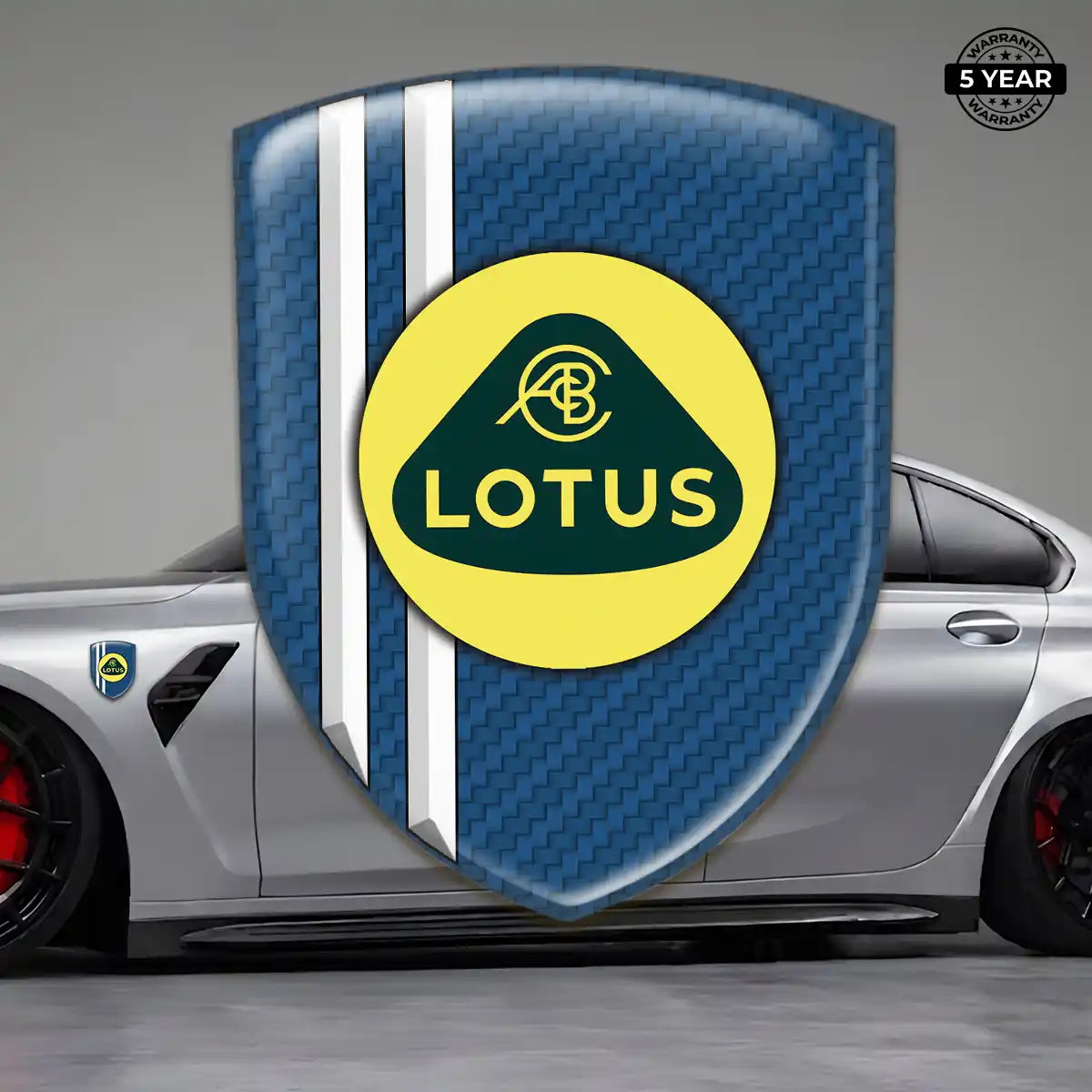 Lotus Domed Badge Premium Dome
