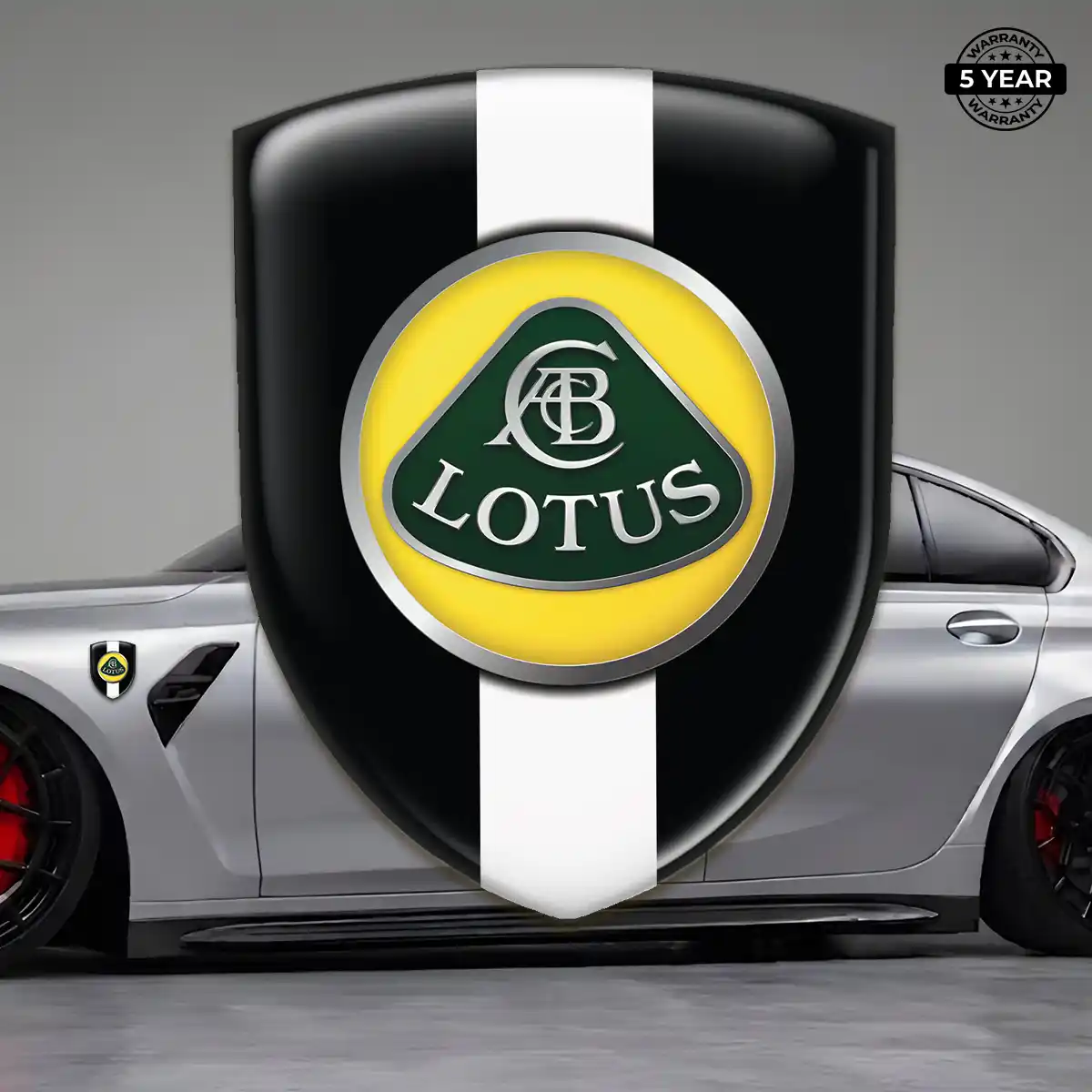 Lotus Domed Badge Prime Quality