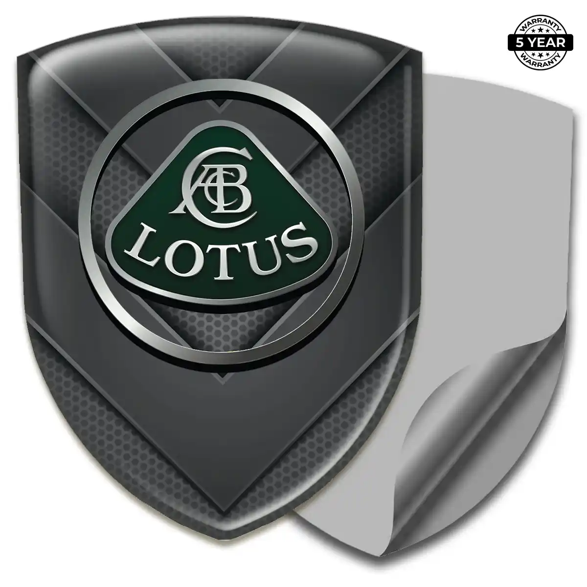 Lotus Domed Badge Resin Elite