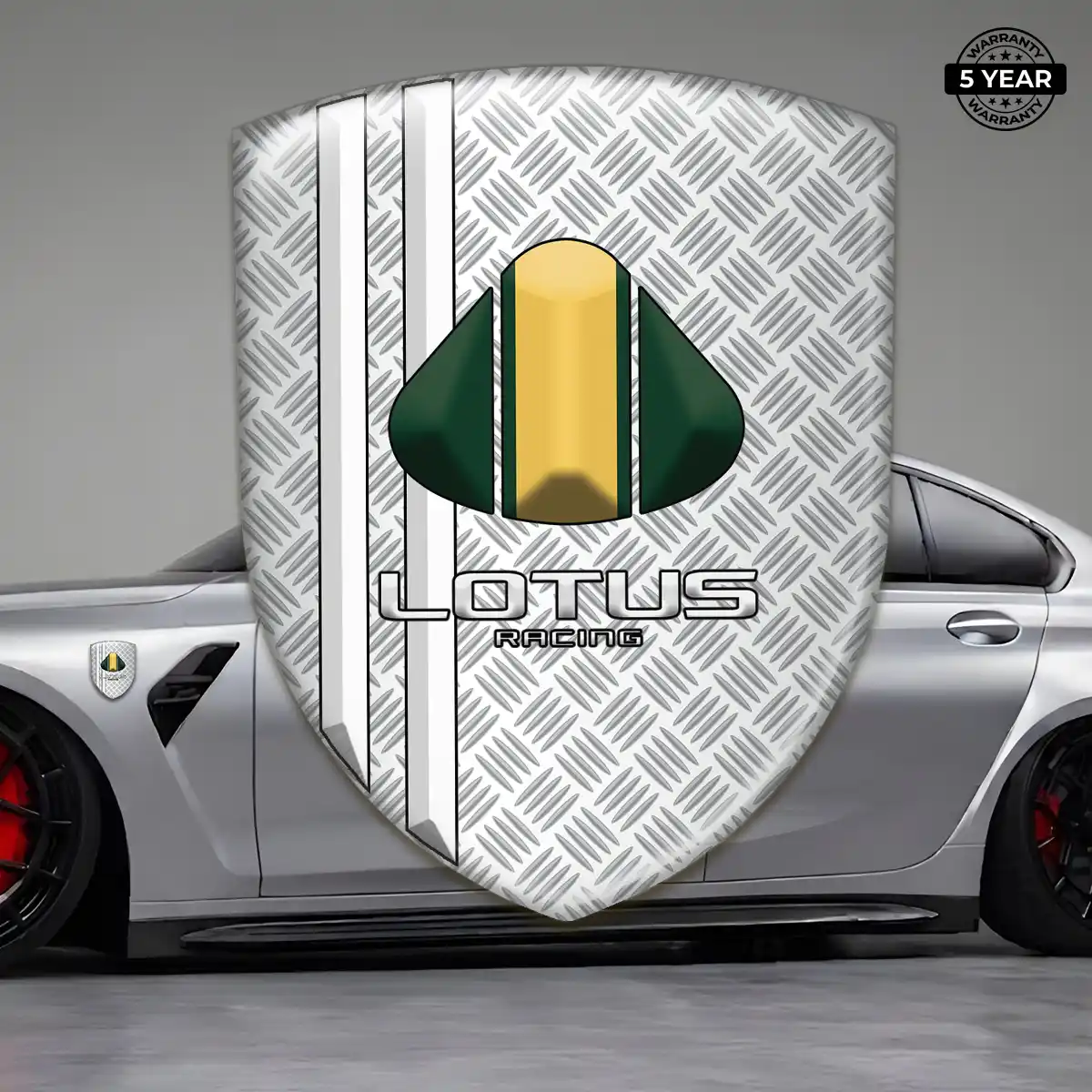Lotus Domed Badge Sleek Style
