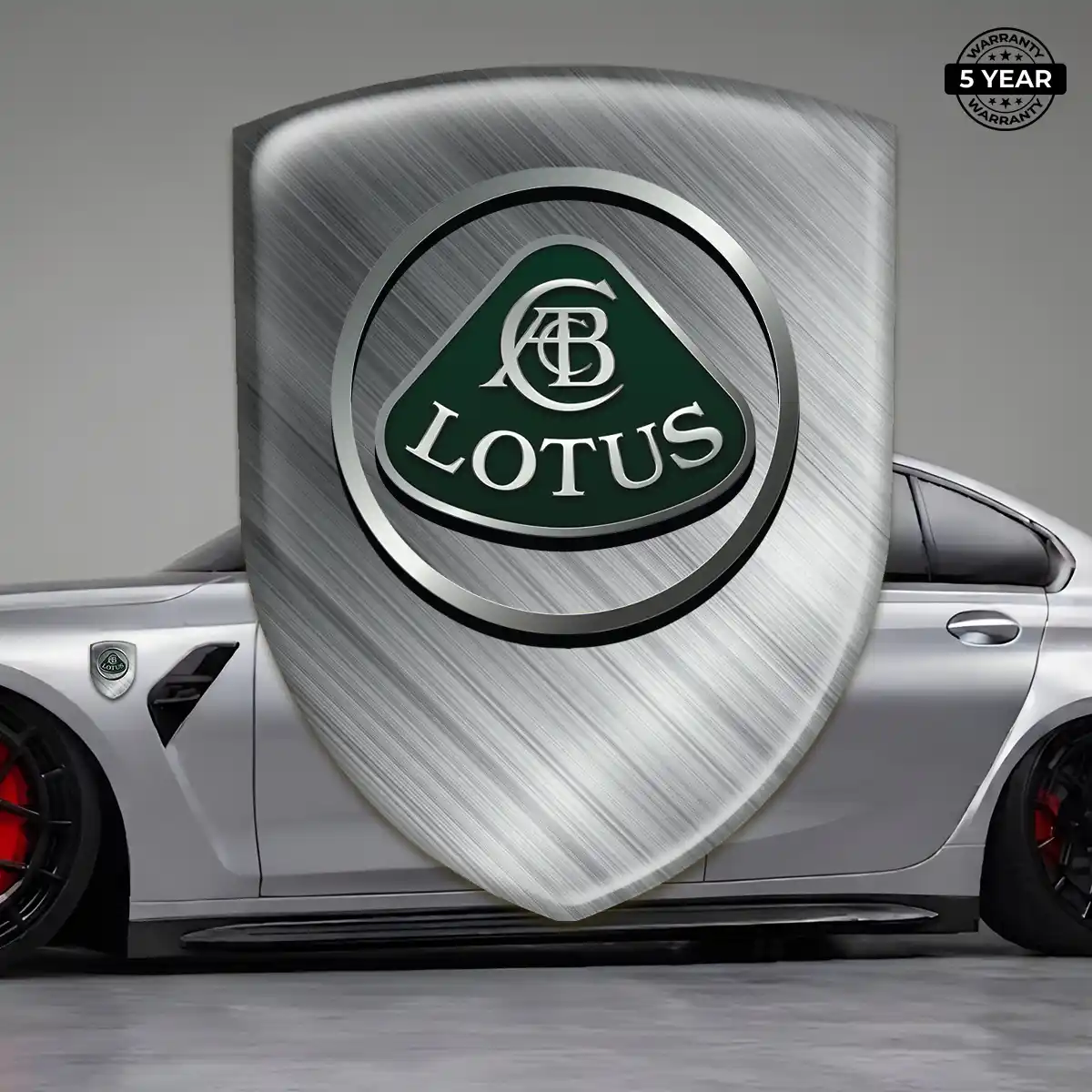Lotus Domed Car Sticker Elite Edition