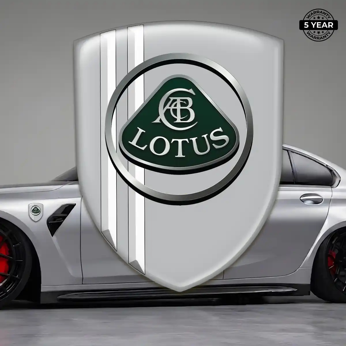 Lotus Domed Car Sticker Exclusive Series