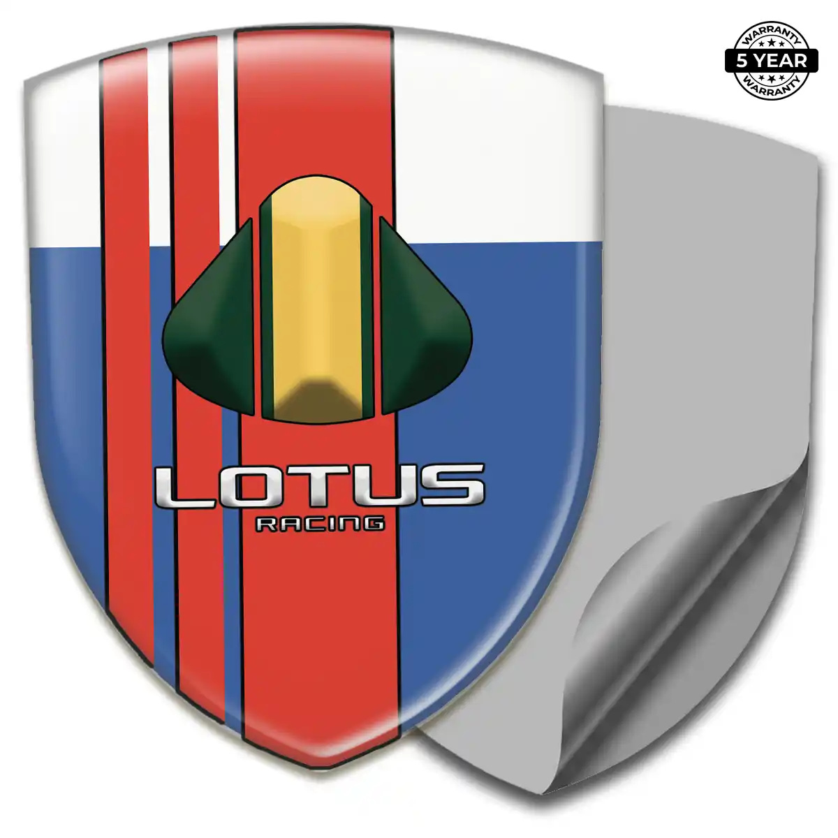 Lotus Domed Car Sticker Exterior Luxe
