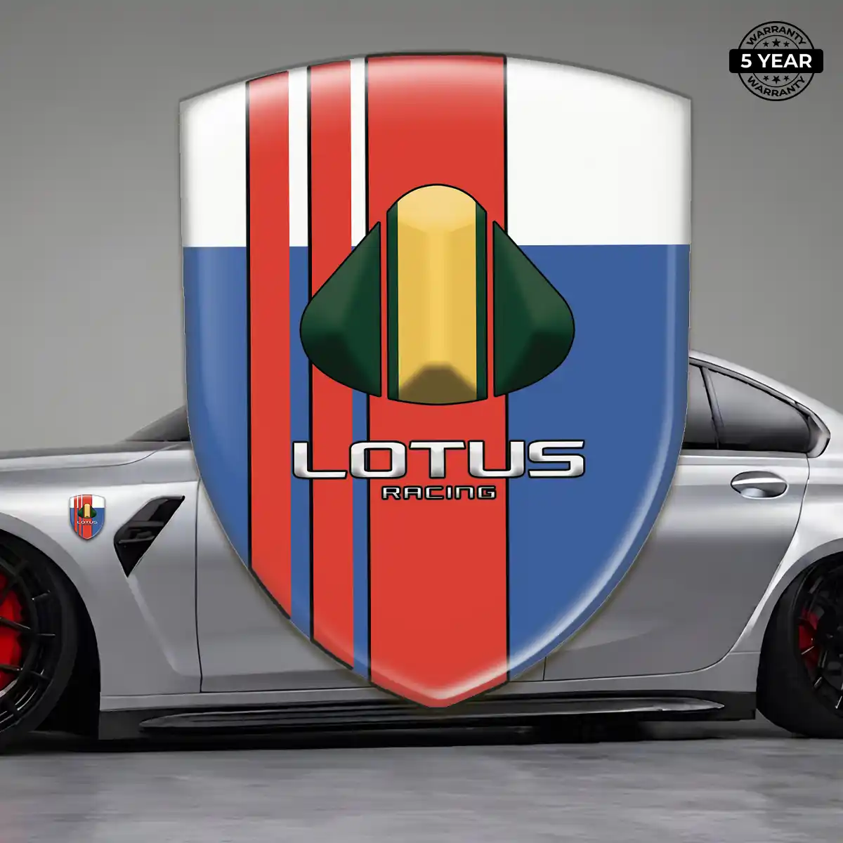 Lotus Domed Car Sticker Exterior Luxe