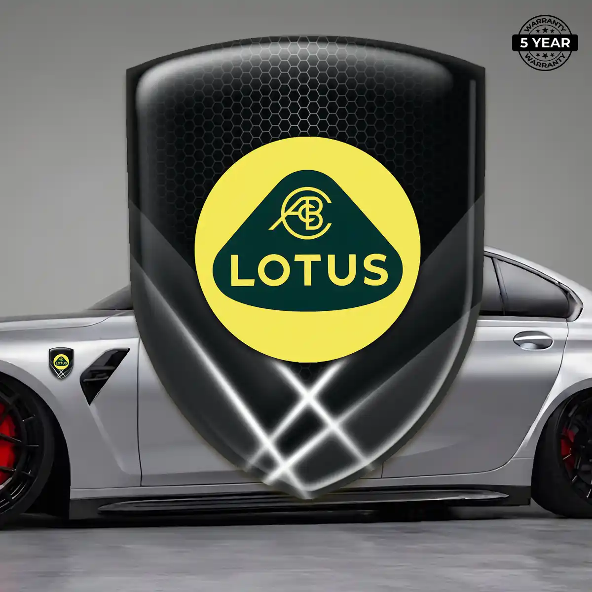 Lotus Domed Car Sticker Noble Edition
