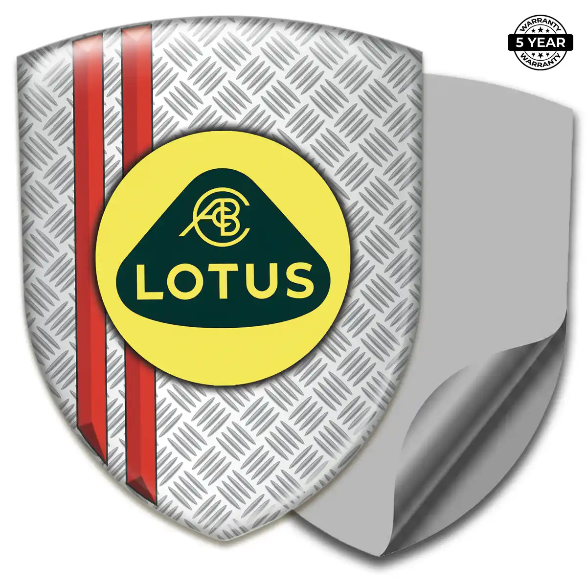 Lotus Domed Car Sticker Sleek Style