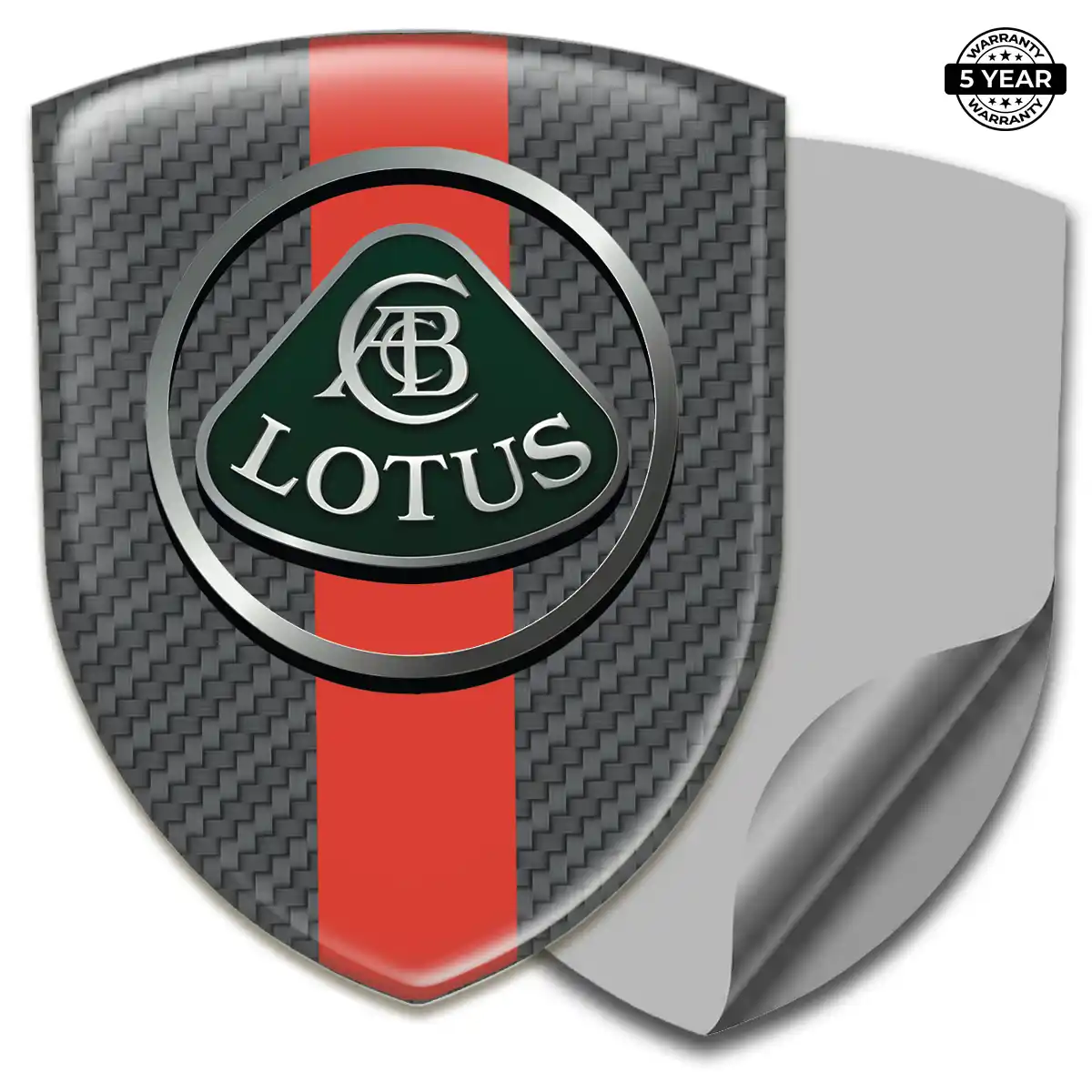 Lotus Domed Decal Exterior Luxe