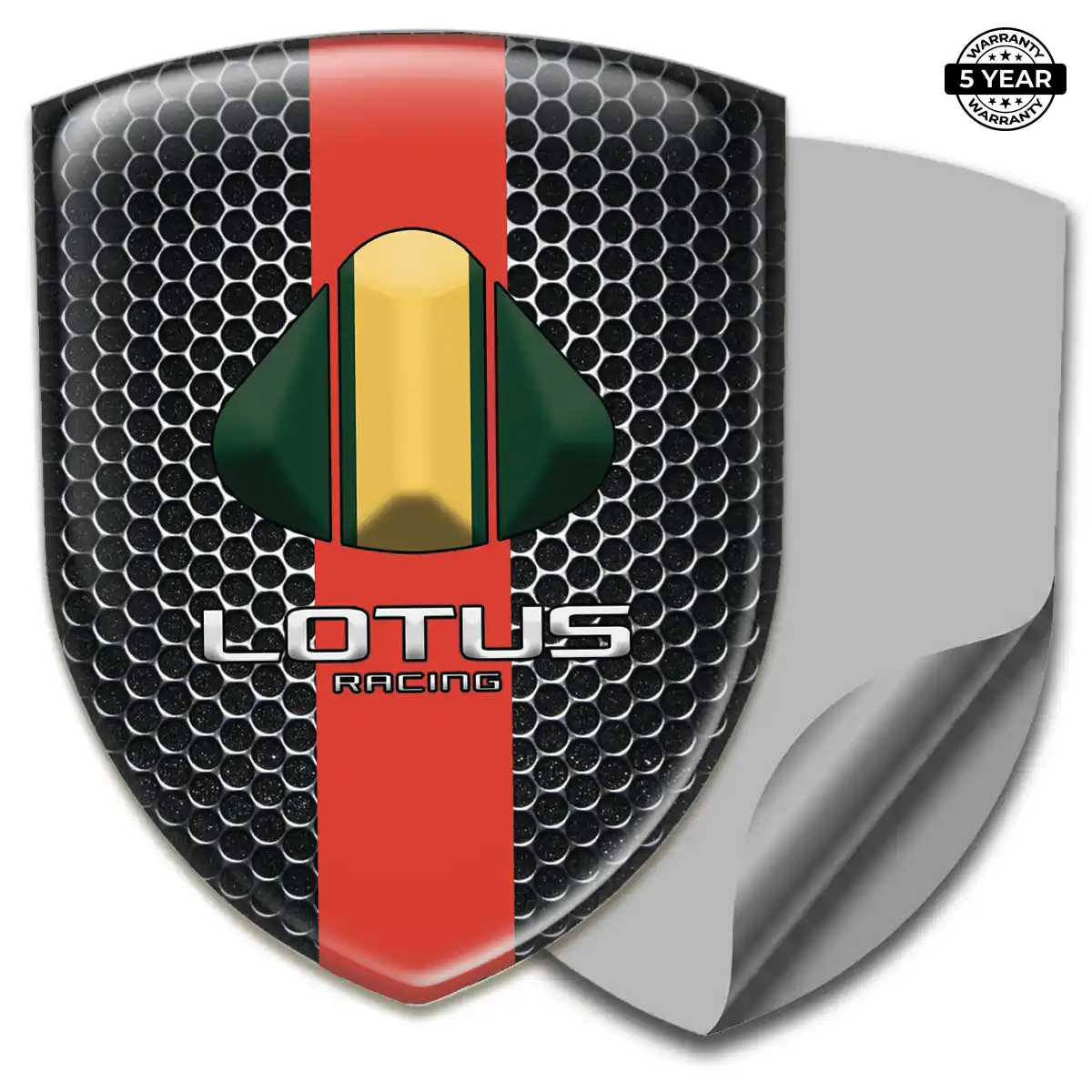 Lotus Domed Decal Interior Elegance