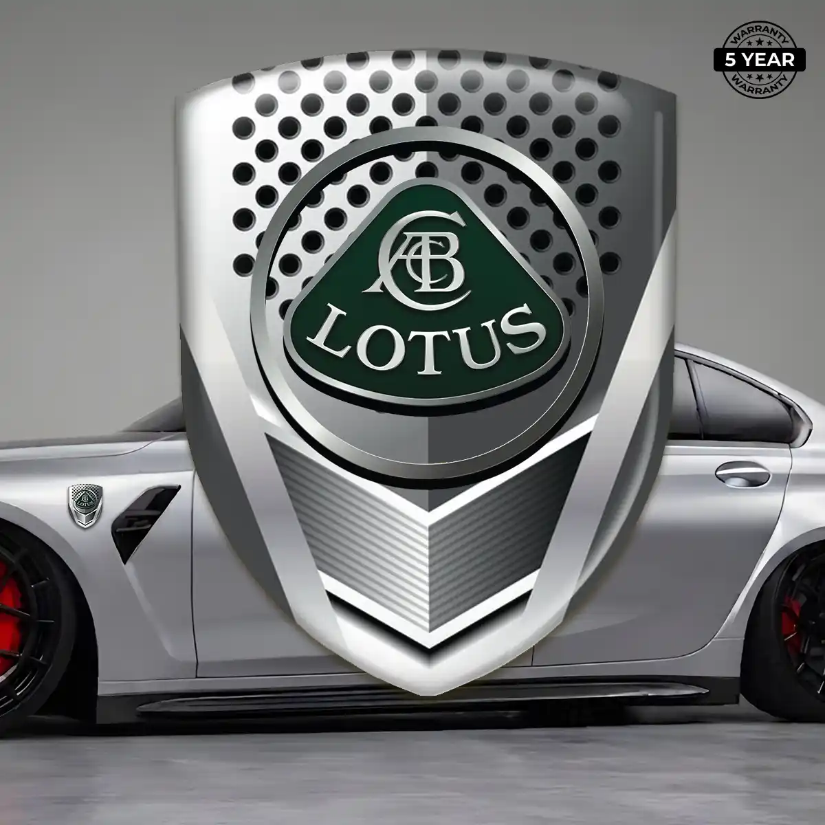 Lotus Domed Decal Outer Style