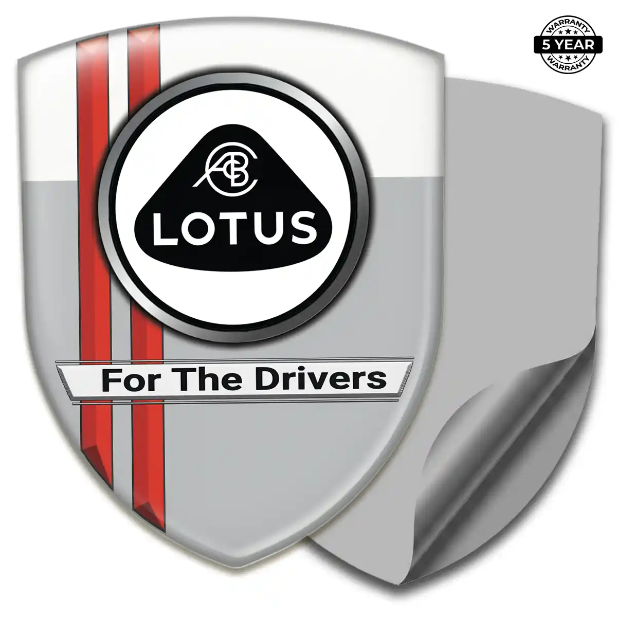 Lotus Domed Decal Resin Luxe