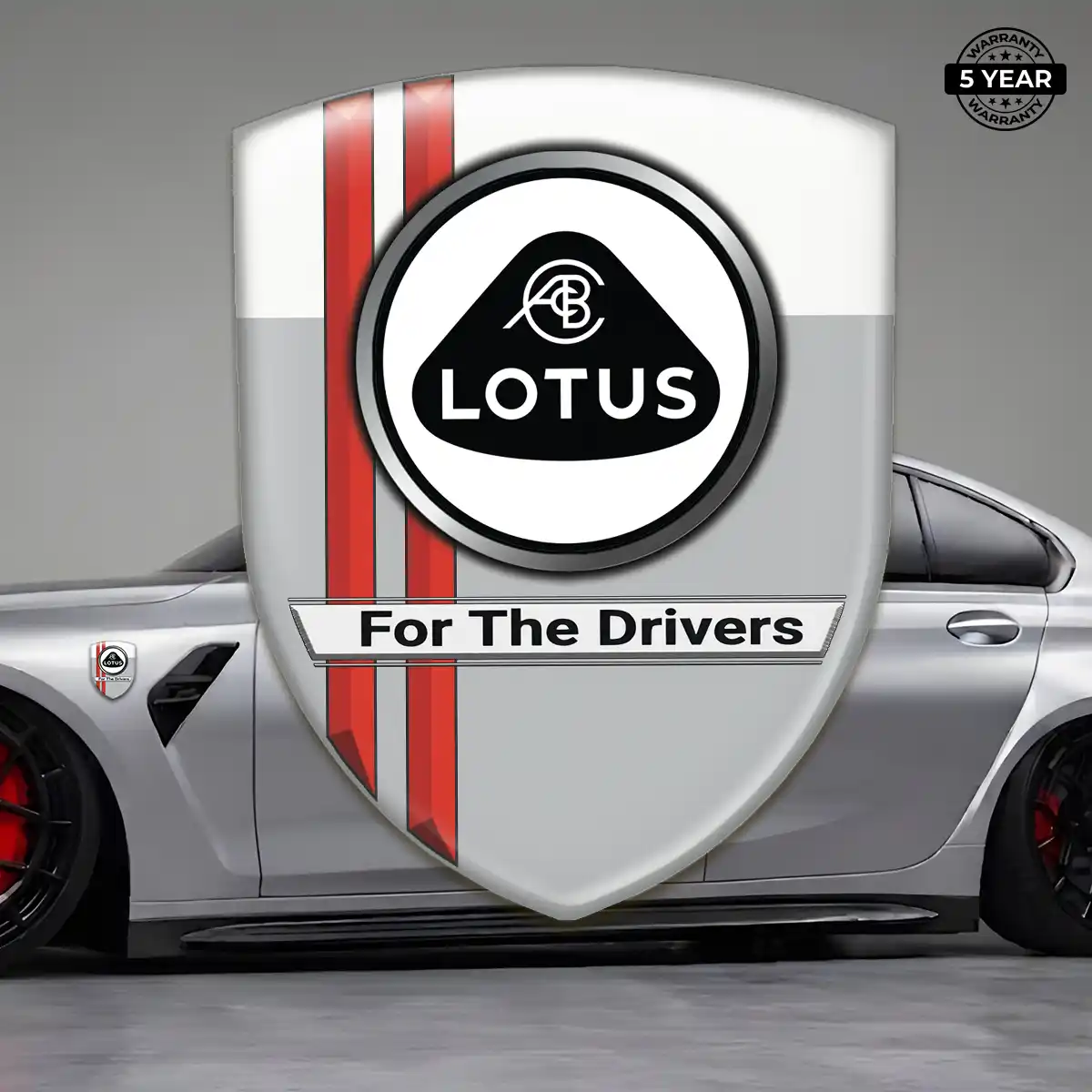 Lotus Domed Decal Resin Luxe