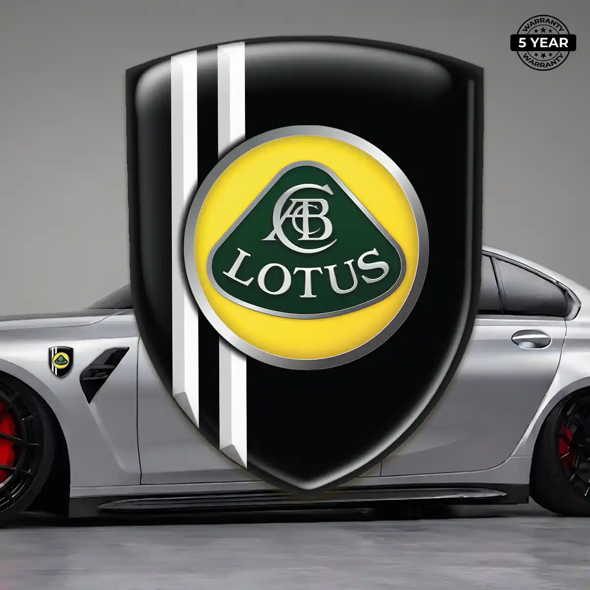 Lotus Domed Emblem Cabin Style