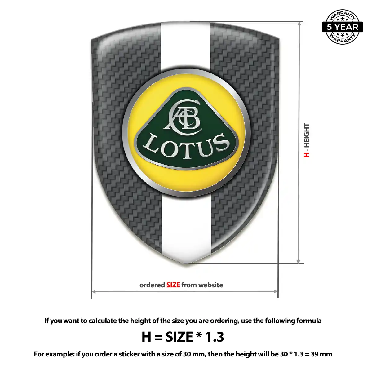 Lotus Domed Emblem Outer Style