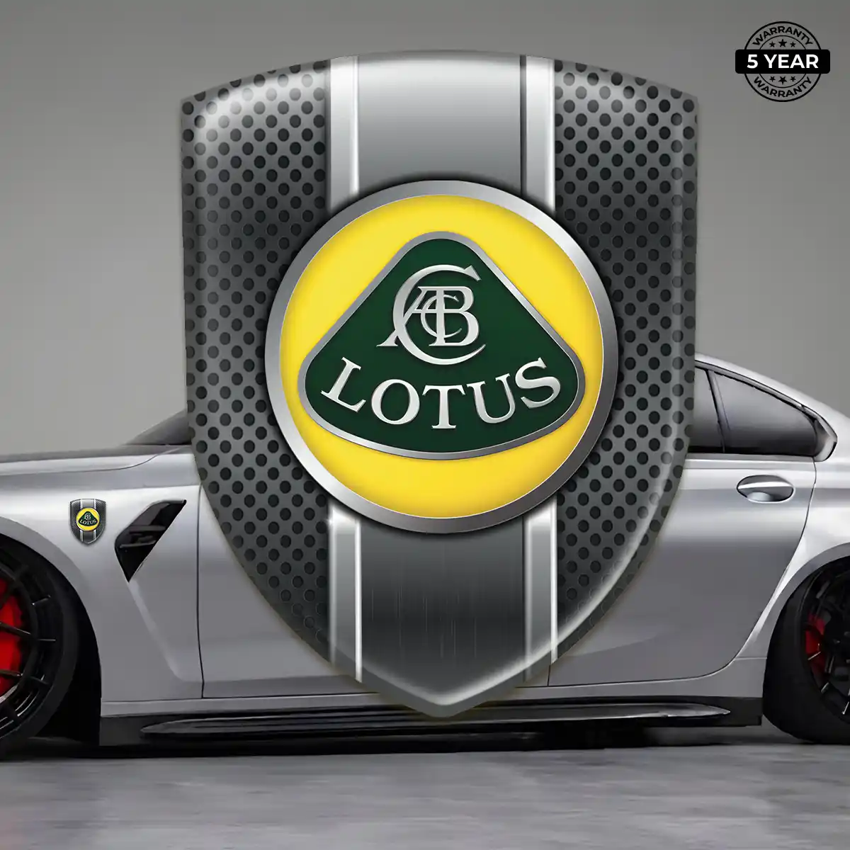 Lotus Domed Emblem Prime Quality