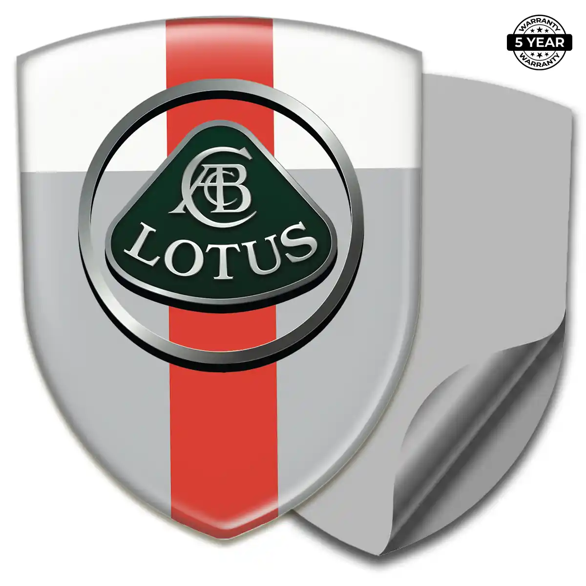 Lotus Domed Emblem Resin Luxe
