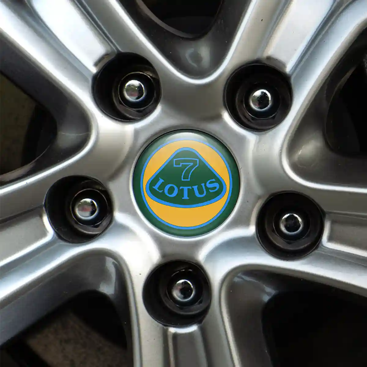 Lotus Domed Emblem Self-Adhesive High Quality